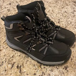 Hiking boots.